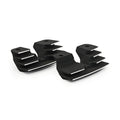 Finned Head Bolt Bridge Cover Kit, Black for Harley Davidson