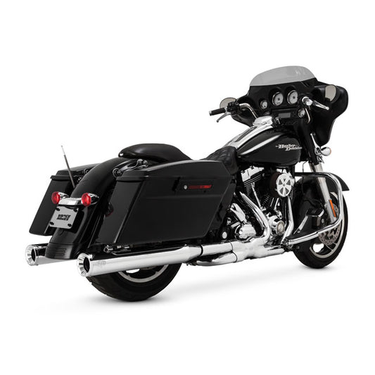 Silenziatori scorrevoli 400 "Thorcat-V & H Chromed per Harley Davidson