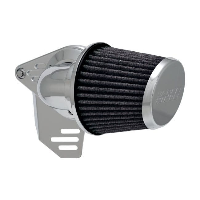 V&H, VO2 Air Filter Falcon Chrome voor Harley Davidson