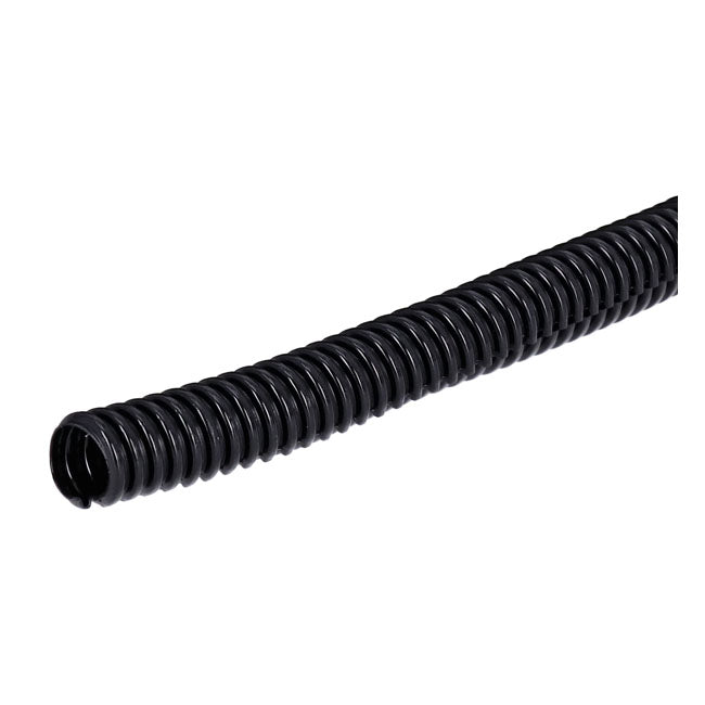 Telar De Cableado Dividido De Pvc. 50 Pies, 3/8" De Diámetro Interior (9,53 Mm). Negro Para Harley Davidson