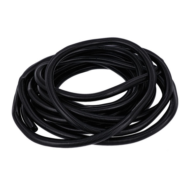 Telar De Cableado Dividido De Pvc. 50 Pies, 3/4" De Diámetro Interior (19 Mm). Negro Para Harley Davidson