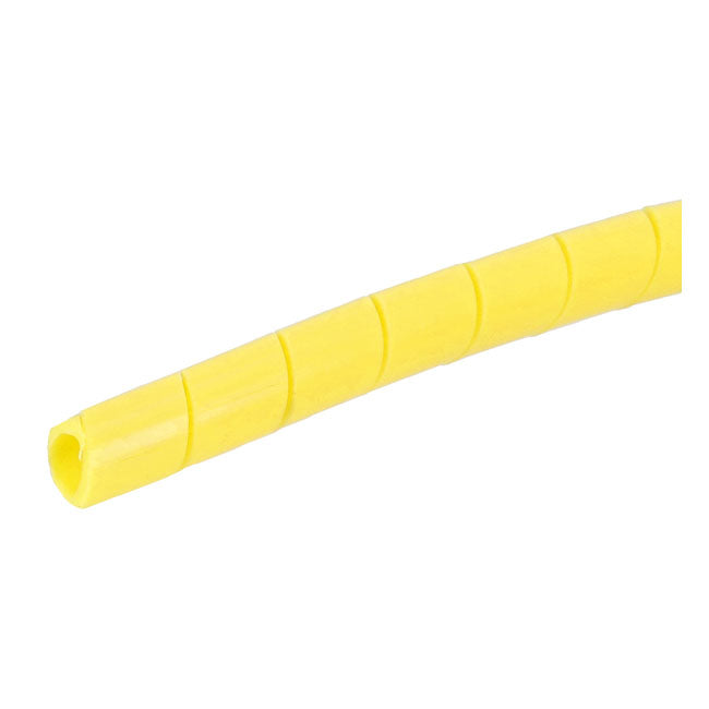 Spiralwicklung, Kabelbaum. 1/2" Durchmesser. Gelb für Harley Davidson