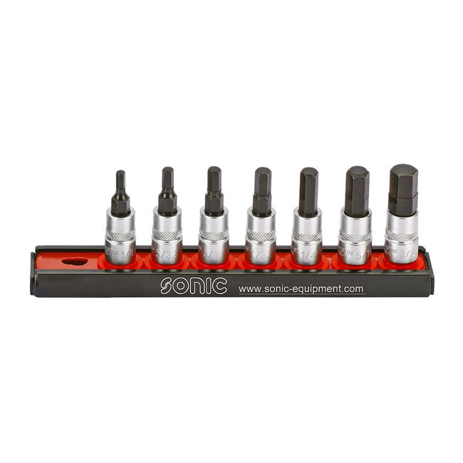 Sonic 1/4" Steckschlüsselleiste, 7-teilig USA/SAE