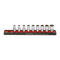 Sonic 9-Piece Socket Set with 1/4" US/SAE Rail Size