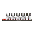 Sonic 10-Piece 1/2" Drive Hex Socket Set, US/SAE Sizes