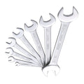 Sonic 8-Piece Open-End Wrench Set, US/SAE Sizes