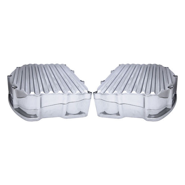 Covingtons, Twin Cam Tapas De Balancín Superior E Inferior. Liso Para Harley Davidson