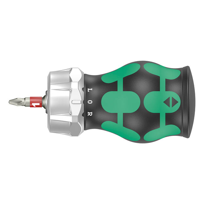 Wera Kraftform Kompakt Stubby Bit-Ladegerät mit Ratsche