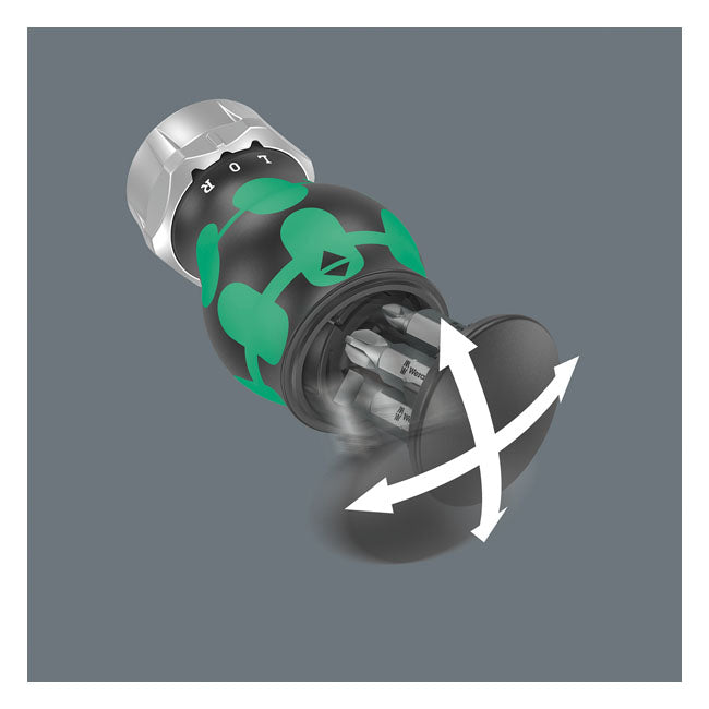 Wera, Kraftform Kompakt Stubby Bit Charger with Ratchet