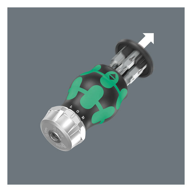 Wera, Kraftform Kompakt Stubby Bit Charger with Ratchet