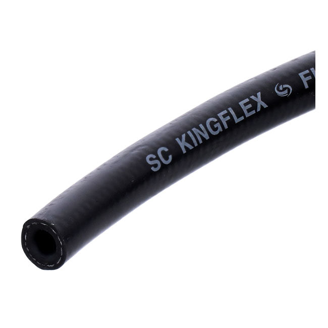 MCS Black Neoprene Fuel/Oil Line Hose 8mm (5/16") for Harley Davidson