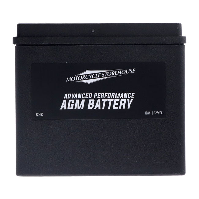 MCS, Serie Estándar - Batería Sellada AGM. 12 V, 19 Ah, 325 CCA Para Harley Davidson