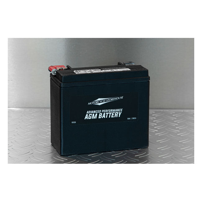 MCS, Serie Advanced- Batería Sellada AGM. 12 V,18 Ah,310 CCA Para Harley Davidson