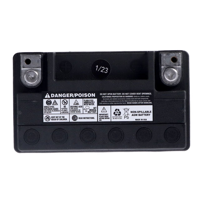 MCS Advance Series - Versiegelte AGM-Batterie. 12 V, 19 Ah, 325 CCA für Harley-Davidson