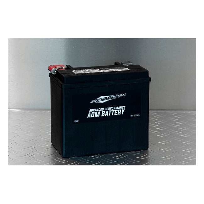MCS Advance Series - Versiegelte AGM-Batterie. 12 V, 19 Ah, 325 CCA für Harley-Davidson