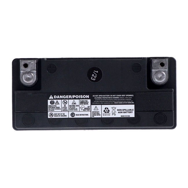 MCS, Serie Advance - Batería Sellada AGM. 12 V,20 Ah,340 CCA Para Harley Davidson