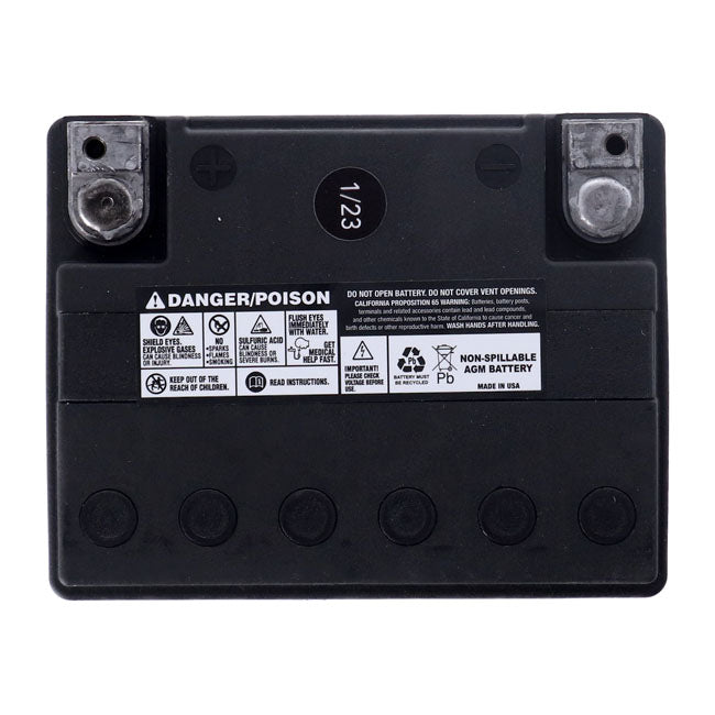 MCS Advance Series - Versiegelte AGM-Batterie. 12 V, 26 Ah, 400 CCA für Harley-Davidson