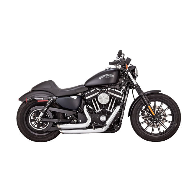 Vance &amp; Hines Chrome Shortshots Exhaust For Harley-Davidson Sportster