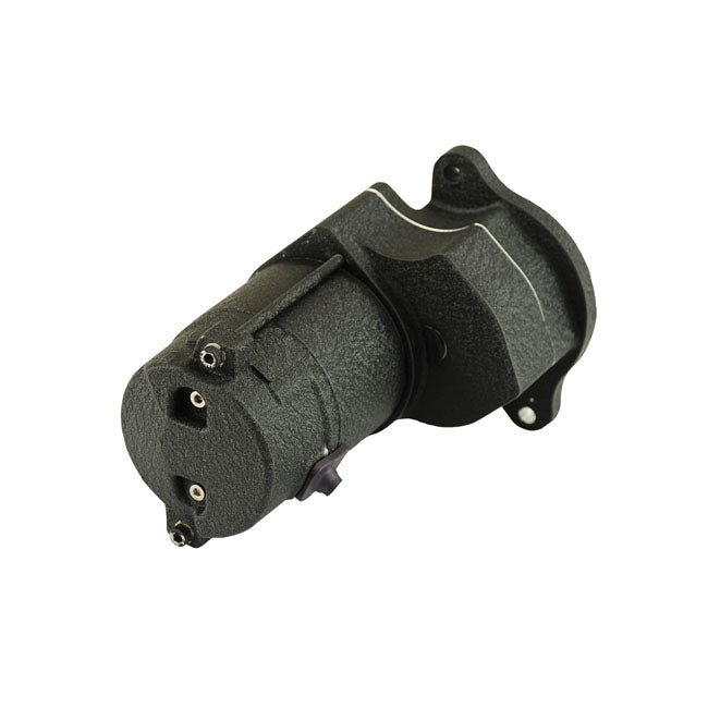 Spyke 1,4 kW schwarzer Anlassermotor für Harley-Davidson 65-79 FLH, FXE
