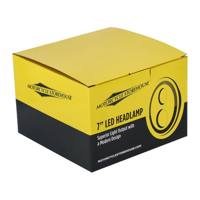 Faro LED 7" Con Anillo Halo Homologado Para Harley-Davidson