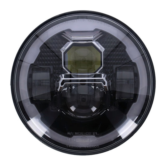 Faro LED 7" Con Anillo Halo Homologado Para Harley-Davidson