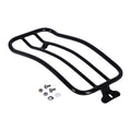 7" Solo Seat Luggage Rack Black for Harley-Davidson