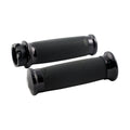 Puños Para Harley-Davidson Avon Custom Contour Anodizado Negro