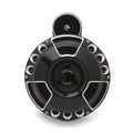 Arlen Ness Stainless Steel Horn Kit, Deep Cut Black CC for Harley Davidson