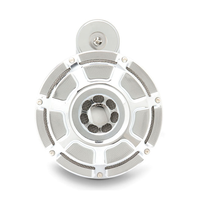 Arlen Ness Stainless Steel Beveled Chrome Horn Kit for Harley-Davidson