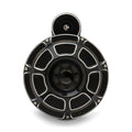 Arlen Ness Beveled Horn Kit. Black CC for Harley Davidson