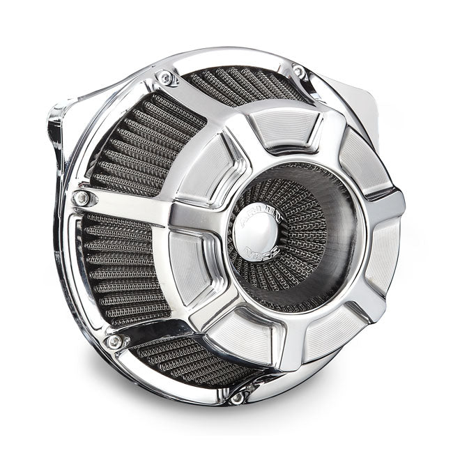 Arlen Ness Chrome Inverted Beveled Air Cleaner Kit for Harley-Davidson