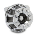 Arlen Ness 10 Gauge Inverted Air Cleaner Kit, Chrome, for Harley-Davidson