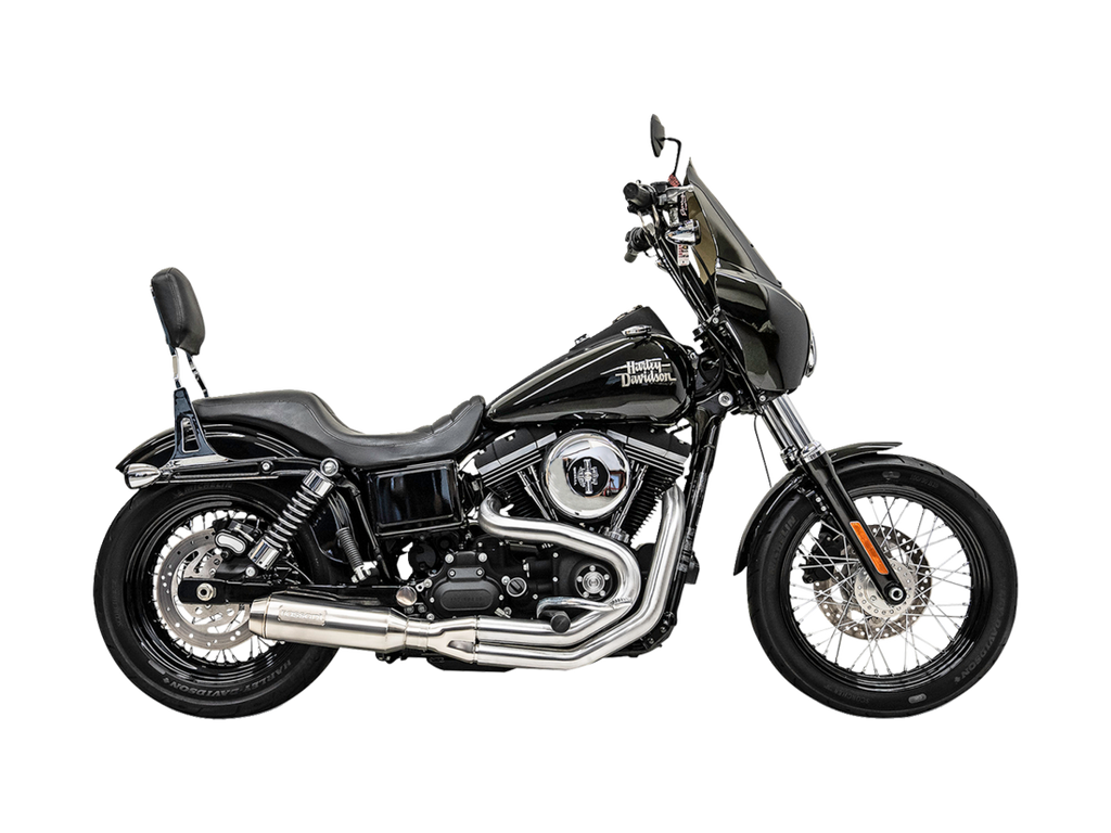 2-in-1-Superbike-Auspuffanlage mittlerer Länge für Harley Davidson