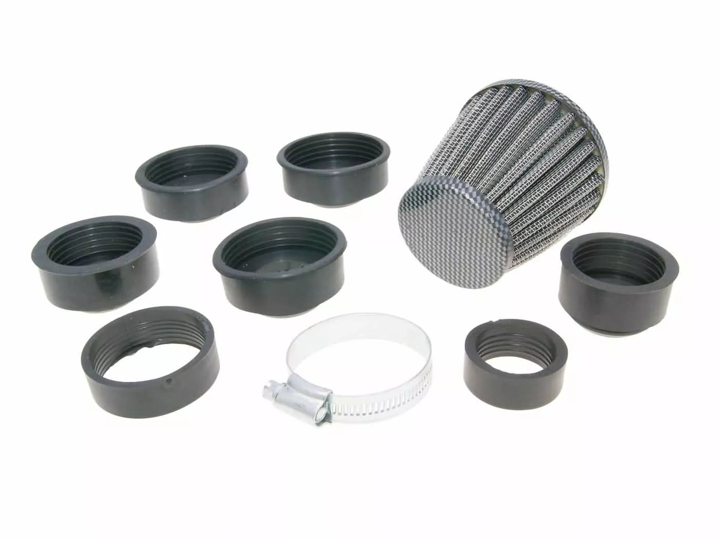 Power Air Filter Carbon Look 32mm bis 45mm