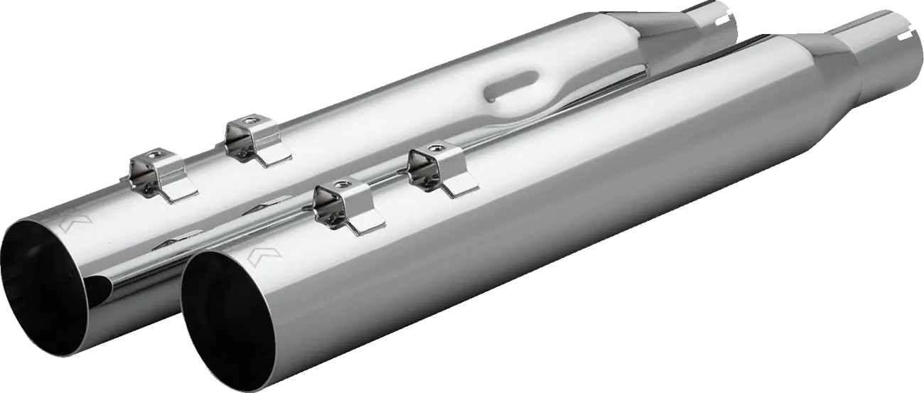 Silenciadores Hp-Plus® Slip-On 4.0" Cromados Para Harley Davidson M8