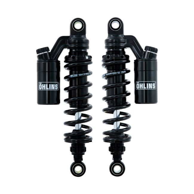 STX36 Blackline Rear Shock Absorber Set. 296mm for Harley Davidson