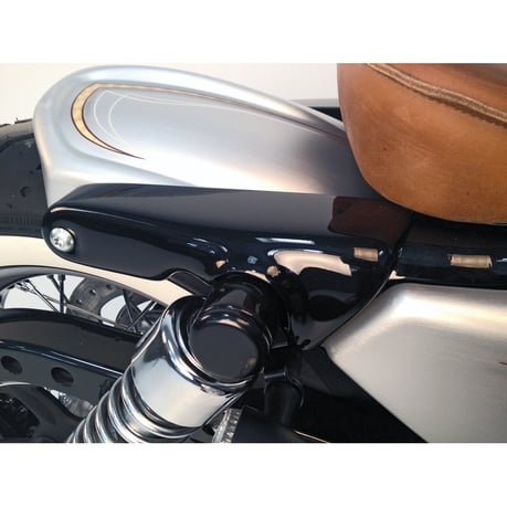 Cult-Werk, XL short fender strut covers. Gloss black