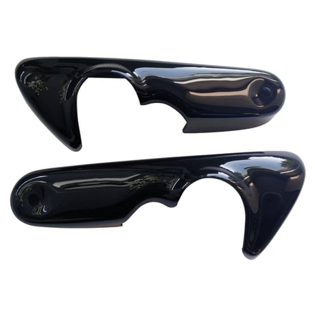 Cult-Werk, XL short fender strut covers. Gloss black