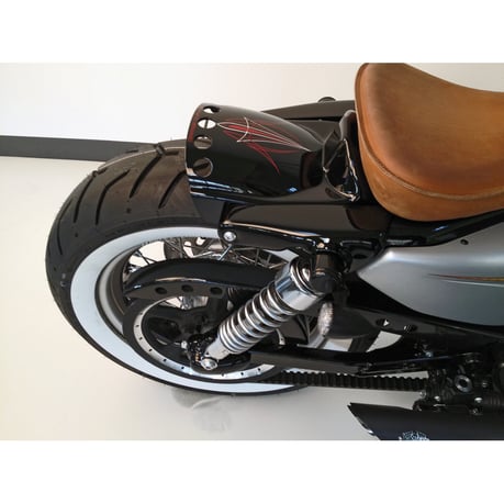Cult-Werk, XL 'Short Bobber' rear fender. Matte black