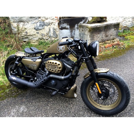 Cult-Werk, 'Old School' front fender. Gloss black