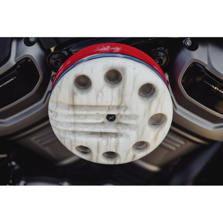 Cult-Werk, air cleaner cover Slotted. Matte black