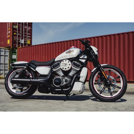 Cult-Werk, air cleaner cover Slotted. Matte black