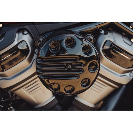 Cult-Werk, air cleaner cover Slotted. Gloss black