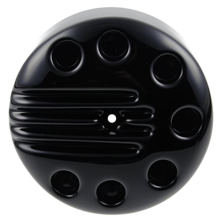 Cult-Werk, air cleaner cover Slotted. Gloss black
