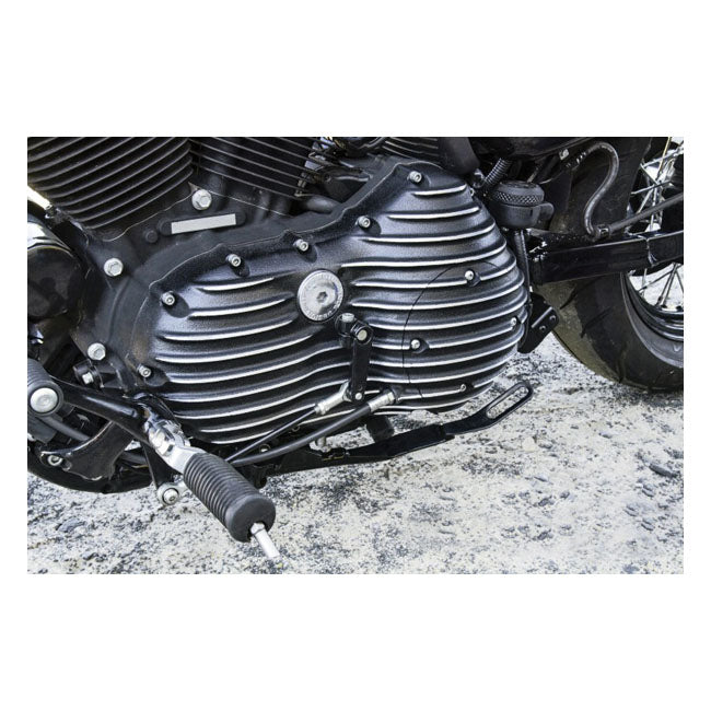 Xl Ribster Primärabdeckung, schwarzer Schnitt für Harley-Davidson