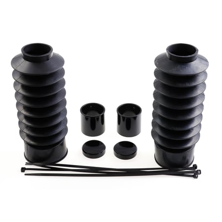Cult-Werk, 6-piece fork tube cover kit short. Gloss black