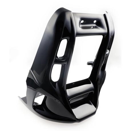 Cult-Werk, radiator cover 'Racing'. Gloss black