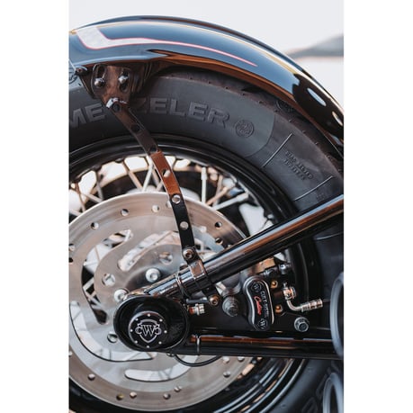 Cult-Werk, rear fender conversion kit 'Old School'. Black
