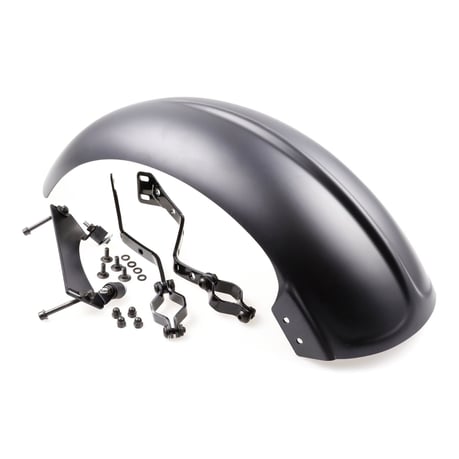 Cult-Werk, rear fender conversion kit 'Old School'. Black