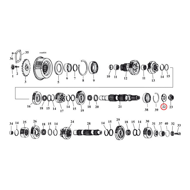 Arandela De Resorte, Tuerca Del Cubo Del Embrague Para Harley-Davidson